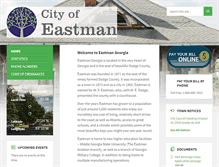Tablet Screenshot of cityofeastman.com